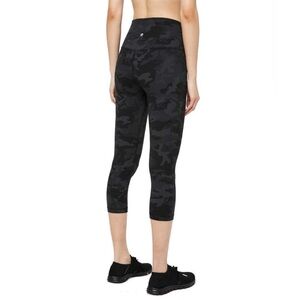 lululemon Align High Rise Black Camo Leggings